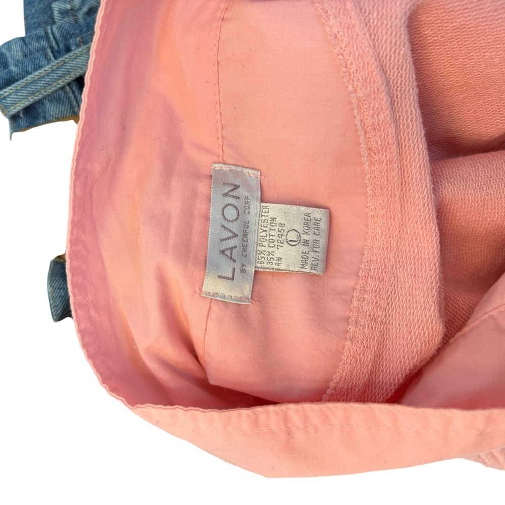 Vintage-Inspired Pink Pullover Hoodie Sweatshirt - Picture 6 of 6